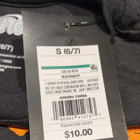 Naruto Gray and Orange Anime Tee - Picture 3 of 5